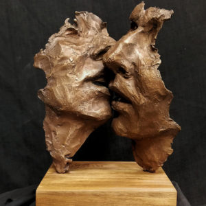 Escultura - Fine Metal Kiss - Martín Lagares