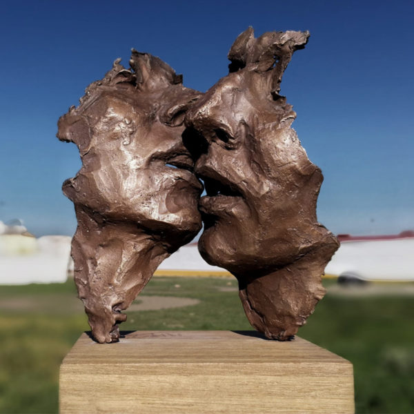 Escultura - Metal Kiss - Martín Lagares