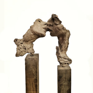Escultura - Metal Kiss II - Martín Lagares