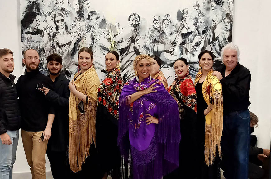 Homenaje A La Ni A De Los Peines En El D A De La Mujer muestra flamenca
