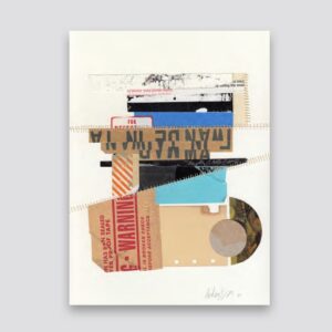 Andy Jenkins Remnant Collage Te Cnica Mixta Sobre Papel