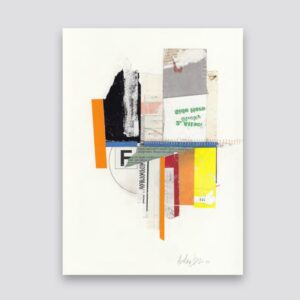 Andy Jenkins Remnant Collage Tecnica Mixta Sobre Papel