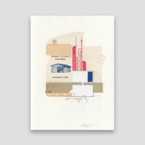 Andy Jenkins Remnant Collage Tecnica Mixta Sobre Papel