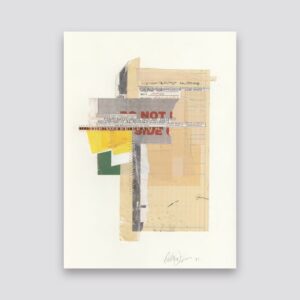 Andy Jenkins Remnant Collage Tecnica Mixta Sobre Papel