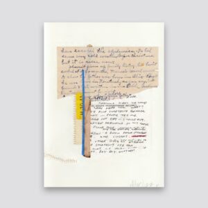 Andy Jenkins Remnant Collage Tecnica Mixta Sobre Papel